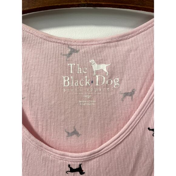 The Black Dog vintage pink tank top size L - Picture 3 of 4